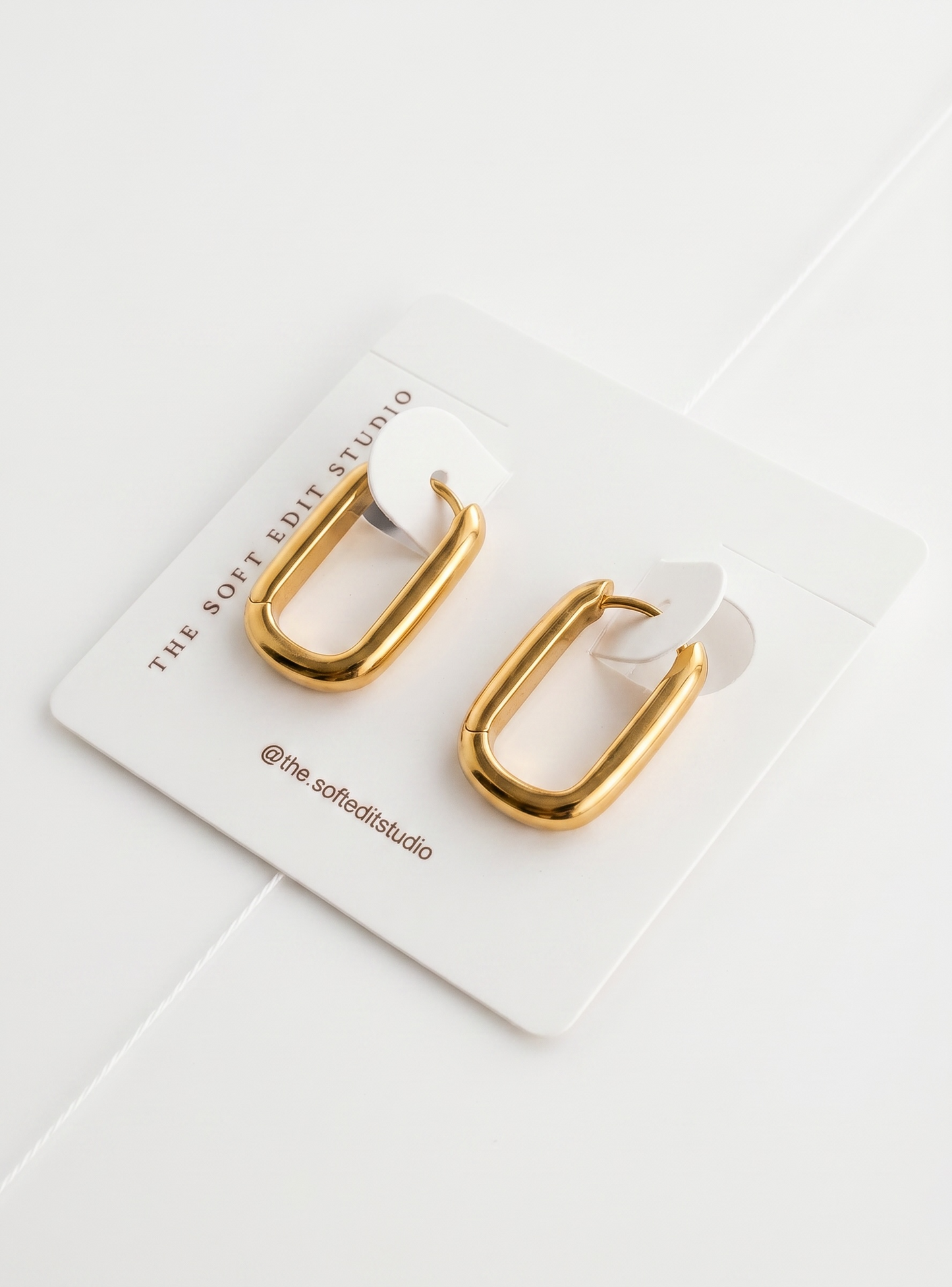 Luna Hoop Earrings – Gold