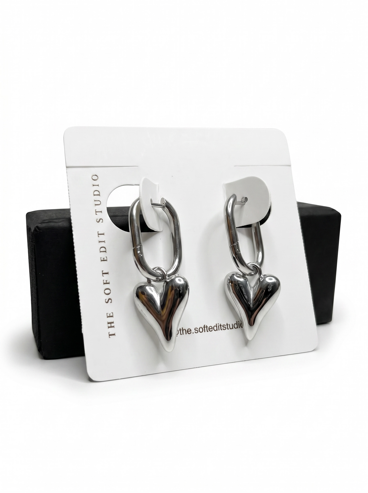 Heart Drop Earrings