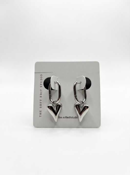 Heart Drop Earrings