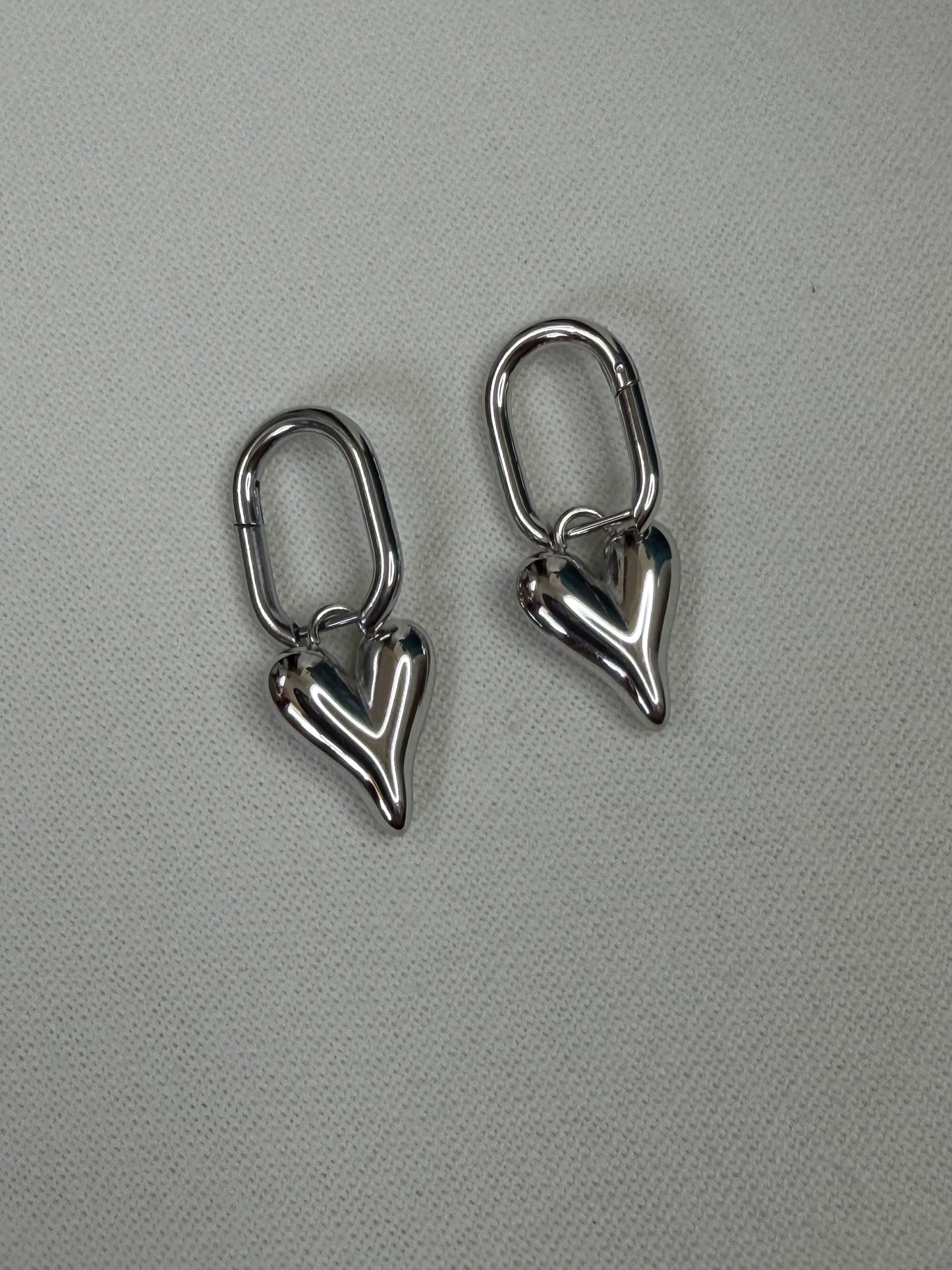 Heart Drop Earrings