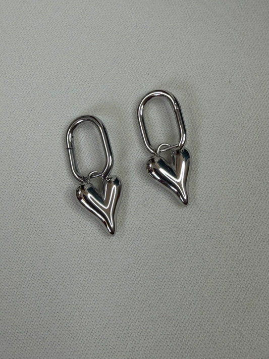 Heart Drop Earrings